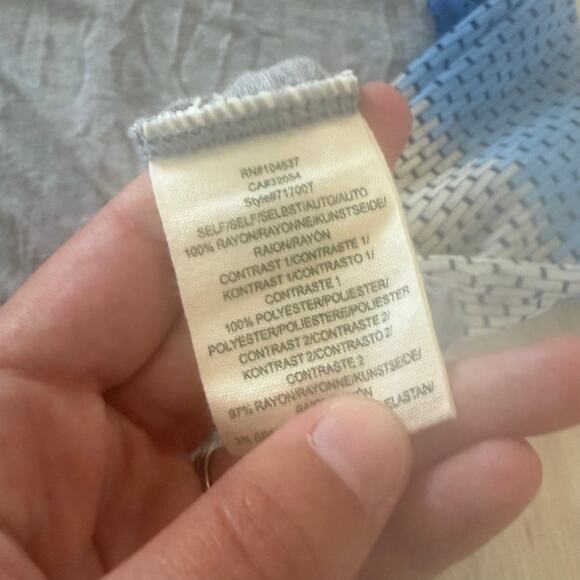 Anthropologie TINY Raye Floral Print Contrast Bishop Sleeve Top Size XL - Picture 6 of 6